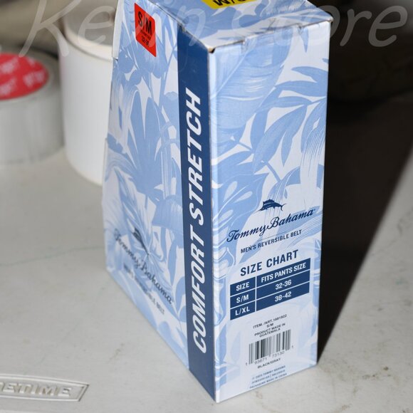 Tommy Bahama Men's Stretch Braided Reversible Belt - Picture 5 of 6